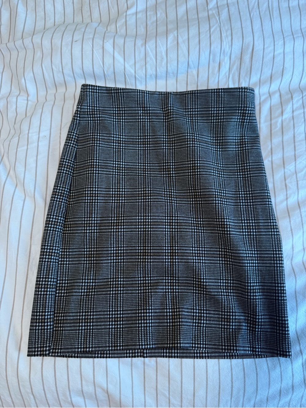 Plaid Pencil Skirt